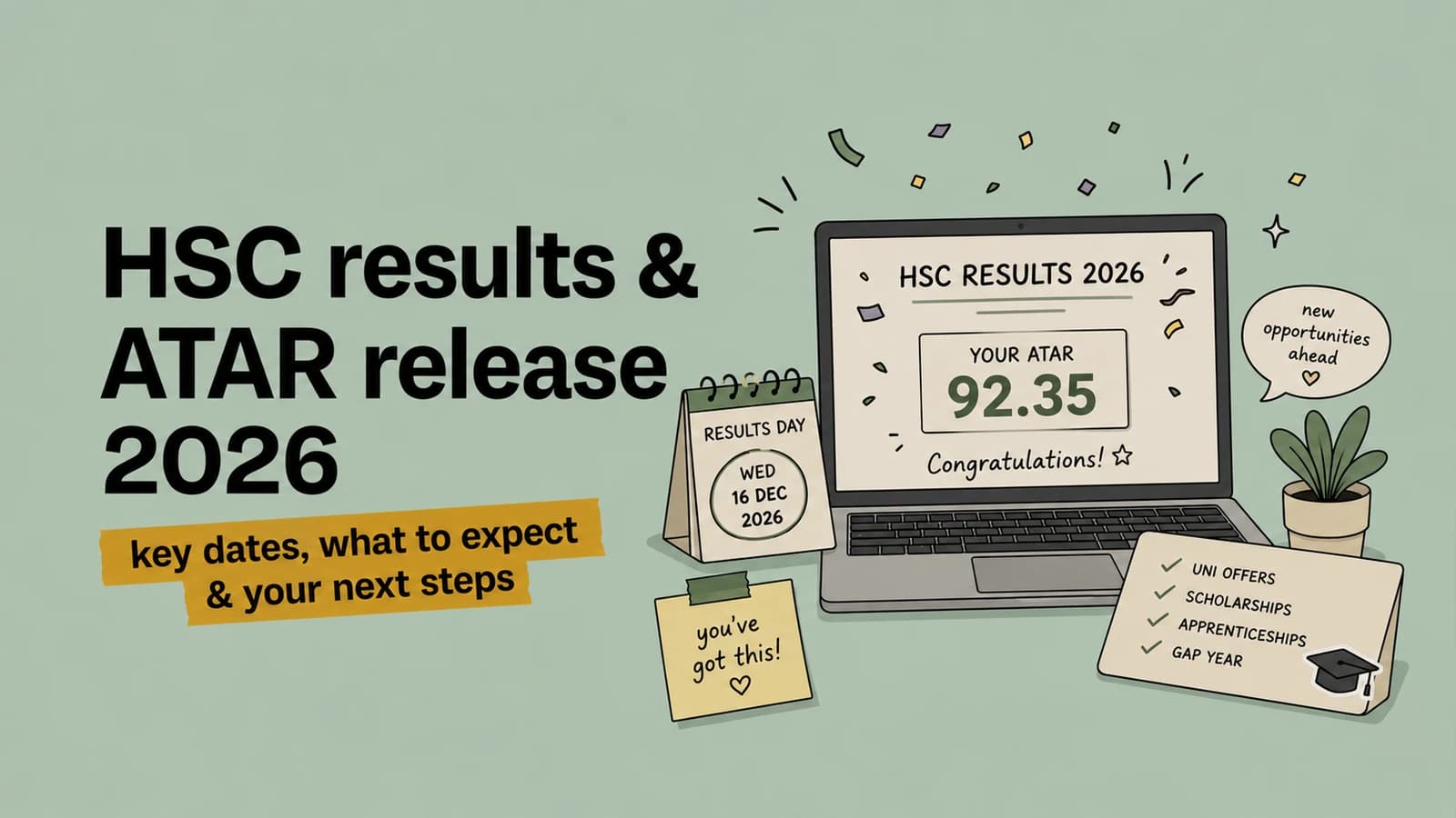 HSC results & ATAR release 2026